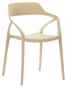 Rakásolható szék, szürkésbarna Taupe, ALFIO