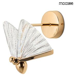 Moosee Butterfly M Kristály Arany Fali Lámpa