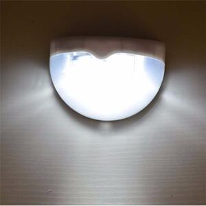 Napelemes lámpa, 6 db 1,2W LED-es, mozgásérzékelős, hideg fehér, IP55