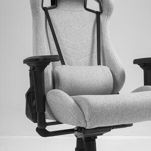 Prémium ergonomikus irodai szék, forgószék, gamer szék szürke (1058FA)