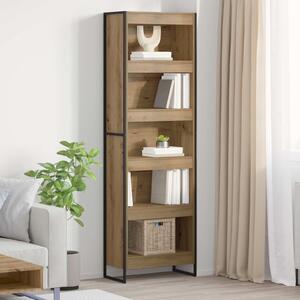 VidaXL Könyvespolc 2 pcs Művészi tölgy 80 x 30 x 155 cm Faanyag