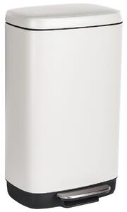Pedálos szemetes kuka 30 L ECOCOLLECT Fém Fehér