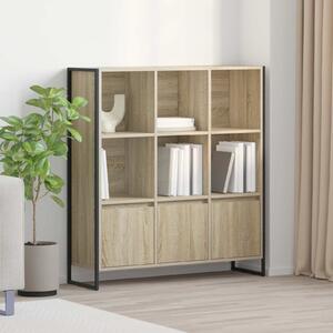 VidaXL Könyvespolc 2 pcs Sonoma 99,5 x 30 x 108 cm Faanyag