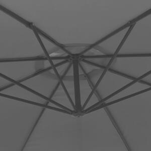 VidaXL antracitszürke konzolos napernyő alumíniumrúddal 350 cm