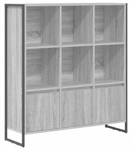 VidaXL Könyvespolc 2 pcs Szürke Sonoma 99,5 x 30 x 108 cm Faanyag