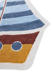 Többszínű pamut gyermekszőnyeg 105 x 120 cm SPETI