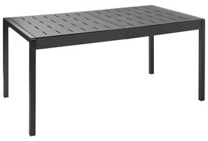 Kerti asztal BARTICA 154 cm 84 cm Fekete