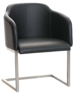 Magnus műbőr szék rozsdamentes acél lábbal