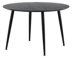 Asztal Dallas 104, 75cm, Fekete