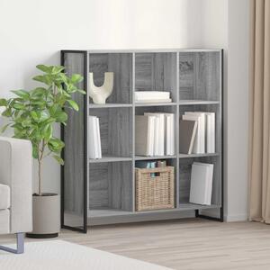 VidaXL Könyvespolc Szürke Sonoma 99.5 x 30 x 108.5 cm Faanyag