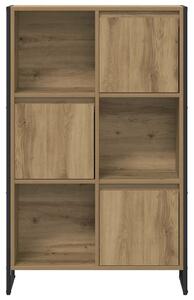 VidaXL Könyvespolc Művészi tölgy 68 x 30 x 108.5 cm Faanyag