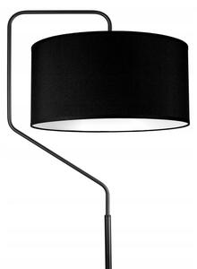 Fekete állólámpa Ø40cm búrával Glimex Abazur 1xE27 | GA0200