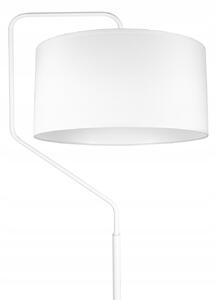 Fehér állólámpa Ø40cm búrával Glimex Abazur 1xE27 | GA0199