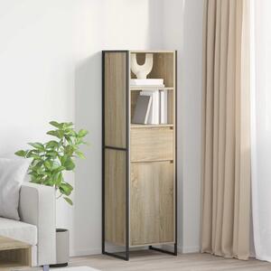 VidaXL Könyvespolc fiókkal Sonoma 43 x 36 x 150,5 cm Faanyag