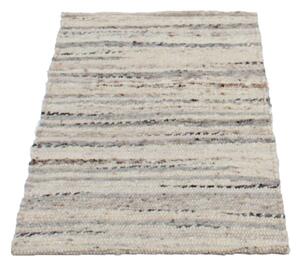 Vastag szőnyeg gyapjúból Rustic 60x114 szövött modern gyapjú szőnyeg
