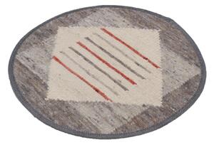 Vastag gyapjú szőnyeg Rustic 73x79 kézi és gépi szövésű gyapjú szőnyeg