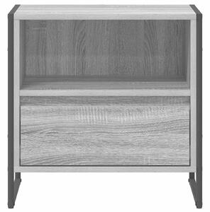 VidaXL Éjjeli asztal 2 pcs Szürke Sonoma 50 x 39,5 x 50 cm Faanyag