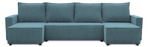 Szétnyitható sarok kanapé LUCCA U 2 Kék