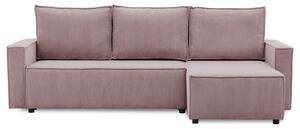 Szétnyitható sarok kanapé LUCCA 2 Rözsaszín