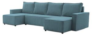 Szétnyitható sarok kanapé LUCCA U 2 Kék