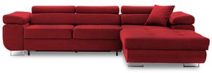 Szétnyitható sarok kanapé RIGATTO VI PRO 1 Jobb Piros