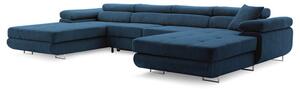 Szétnyitható sarok kanapé RIGATTO III PRO 2 Tengerész kék