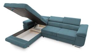 Szétnyitható sarok kanapé RIGATTO VI PRO 1 Jobb Tengerész kék
