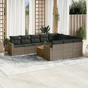 VidaXL Polyrattan Kerti Ülőgarnitúra - 11 részes