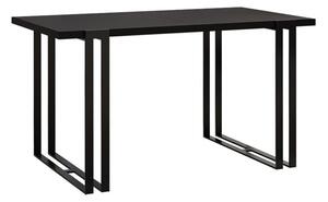 Asztal Comfivo 179, Fekete, 76x80x140cm, Hosszabbíthatóság, Laminált forgácslap, Fém