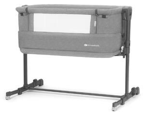 Kinderkraft Neste Grow 3 az 1-ben Co-Sleeper Kiságy, Sötétszürke, 93x56cm