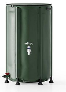Összecsukható esővízgyűjtő hordó 250 l fedéllel 620 g/m² PVC-ből csappal 65100