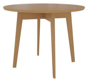 Asztal Racine 117, 75cm, Barna, Bükkfa