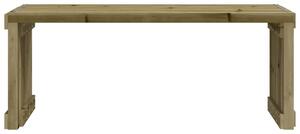 VidaXL impregnált fenyőfa kihúzható kerti pad 212,5 x 40,5 x 45 cm