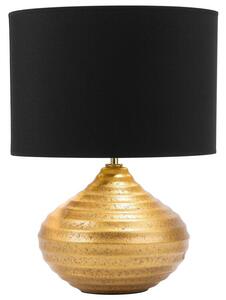 Aranyszínű kerámia asztali lámpa 42 cm KUBAN