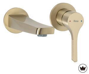 Falsík alatti mosdócsaptelep REA Maxim Brush Gold + BOX