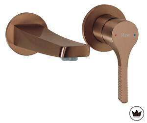 Falsík alatti mosdócsaptelep REA VISION Brush Copper + BOX