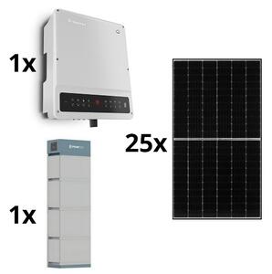 Jinko Napelem készlet GOODWE-10kWp JINKO+10kW GOODWE h. konverter 3p+14,2 kWh akkumulátor PYLONTECH H2 KP1028-25ksB
