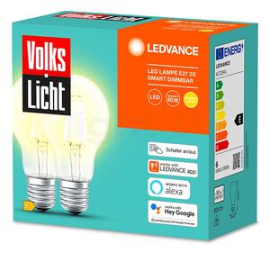 4 db Szabályozható fényerejű Okos LED Izzó - Ledvance E27
