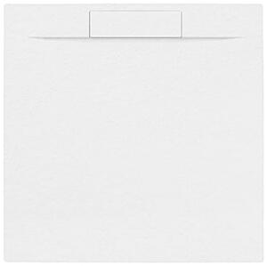 Zuhanytálca négyzet SAT Fusion 100x100 cm öntött márvány blanco SATFU100100BL