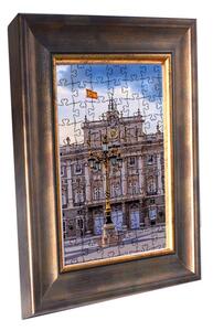 Madrid puzzle képkeret bronz