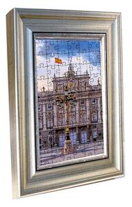 Madrid puzzle képkeret ezüst