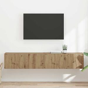 VidaXL TV Fali Szekrény 2 pcs Művészi tölgy 78,5 x 31 x 29,5 cm