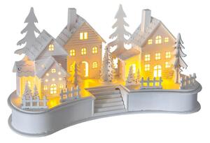 Retlux LED Karácsonyi dekoráció LED/2xAA falu FT0527