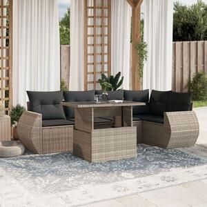 VidaXL Polyrattan Kerti Ülőgarnitúra - 7 részes