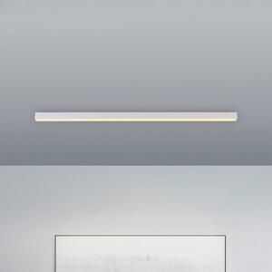 PURE LED mennyezeti lámpa Lines, fehér, 110 cm, CCT, távirányító, dimmelhető, Fehér / opál, Nappali / Étkező, Alumínium, Modern