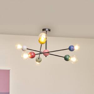 OSRAM Decor Bubble mennyezeti lámpa, 6 izzós, acél, színes, E27, dimmelhető, Többszínű, Nappali / Étkező, fém, Modern