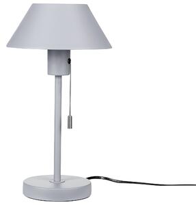 Világosszürke fém asztali lámpa 37 cm CAPARO