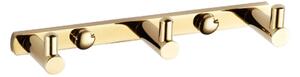Mexen tripla törölköző fogas, Arany - 709163-50