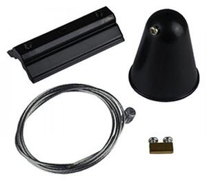 Track light sín függeszték szett , 3 fázisú , 4 pólusú , fekete