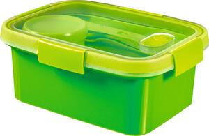 CURVER Tároló doboz evőeszköz/tálcával/csészével 1,2 L zöld